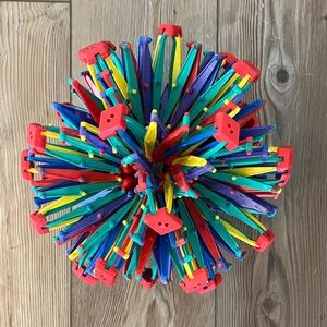 Colorful Hoberman Expanding Sphere Toy